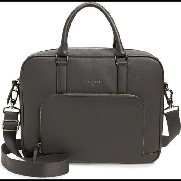 TED BAKER LONDON Coulter Faux Leather Document Bag - Picture 3 of 12